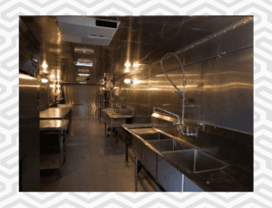 An additional view of a cold preparation kitchen